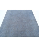 Overdye 5'11'' X 8'6'' Hand-Knotted Wool Rug 5'11'' x 8'6'' (178 X 255) / Grey / Grey