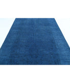 Overdye 5'11'' X 9'9'' Hand-Knotted Wool Rug 5'11'' x 9'9'' (178 X 293) / Blue / Blue