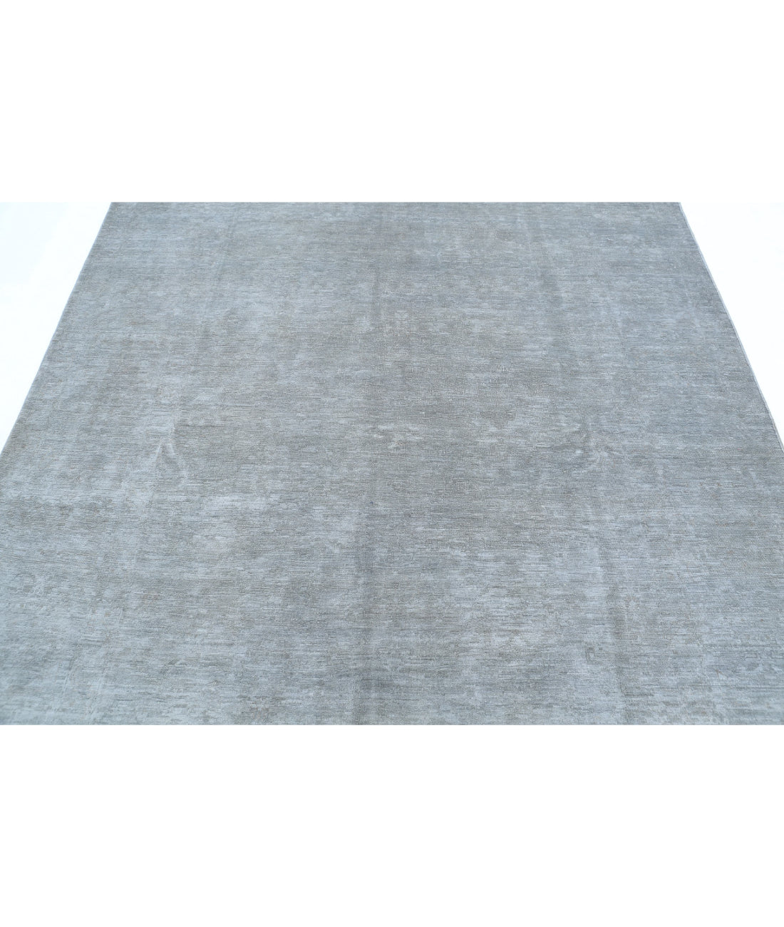 Overdye 6'2'' X 8'1'' Hand-Knotted Wool Rug 6'2'' x 8'1'' (185 X 243) / Grey / Grey