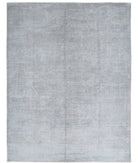 Overdye 6'2'' X 8'1'' Hand-Knotted Wool Rug 6'2'' x 8'1'' (185 X 243) / Grey / Grey