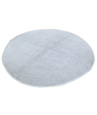 Overdye 6'2'' X 6'0'' Hand-Knotted Wool Rug 6'2'' x 6'0'' (185 X 180) / Grey / Grey