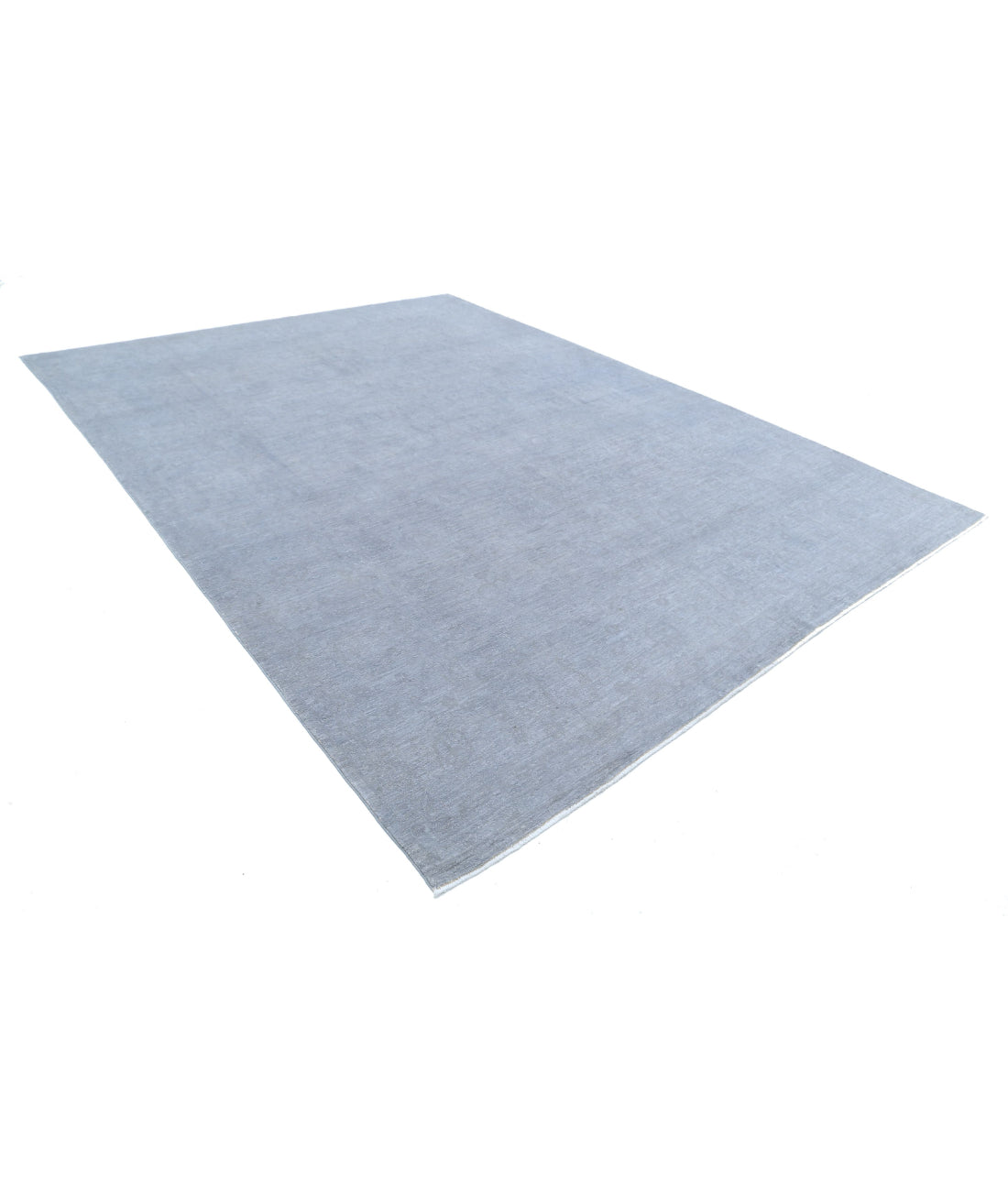 Overdye 9'0'' X 12'4'' Hand-Knotted Wool Rug 9'0'' x 12'4'' (270 X 370) / Grey / Grey