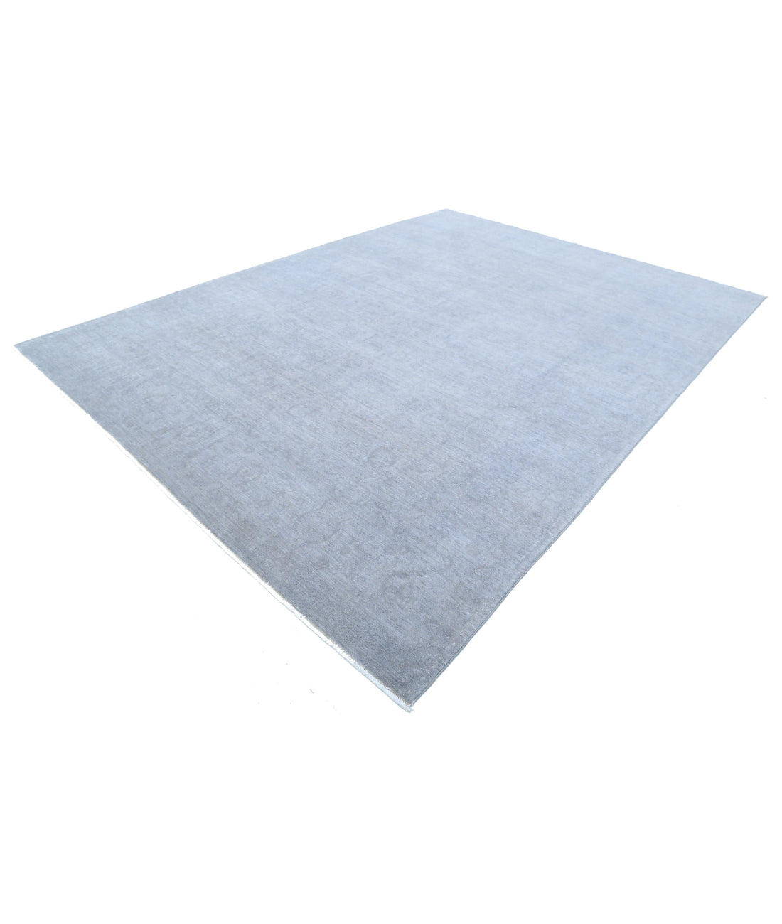 Overdye 9'0'' X 12'4'' Hand-Knotted Wool Rug 9'0'' x 12'4'' (270 X 370) / Grey / Grey