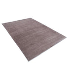 Overdye 6'1'' X 8'4'' Hand-Knotted Wool Rug 6'1'' x 8'4'' (183 X 250) / Taupe / Taupe