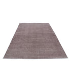 Overdye 6'1'' X 8'4'' Hand-Knotted Wool Rug 6'1'' x 8'4'' (183 X 250) / Taupe / Taupe