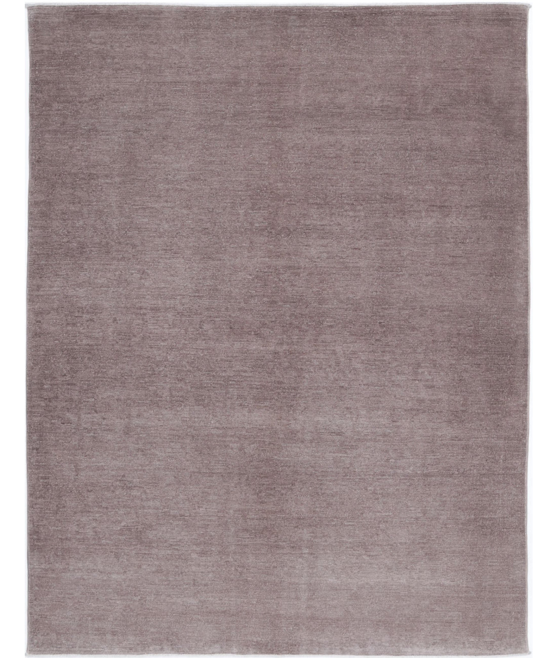 Overdye 6'1'' X 8'4'' Hand-Knotted Wool Rug 6'1'' x 8'4'' (183 X 250) / Taupe / Taupe