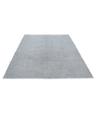 Overdye 6'3'' X 8'3'' Hand-Knotted Wool Rug 6'3'' x 8'3'' (188 X 248) / Grey / Grey