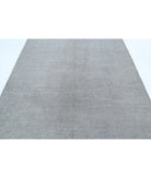 Overdye 6'3'' X 8'3'' Hand-Knotted Wool Rug 6'3'' x 8'3'' (188 X 248) / Grey / Grey