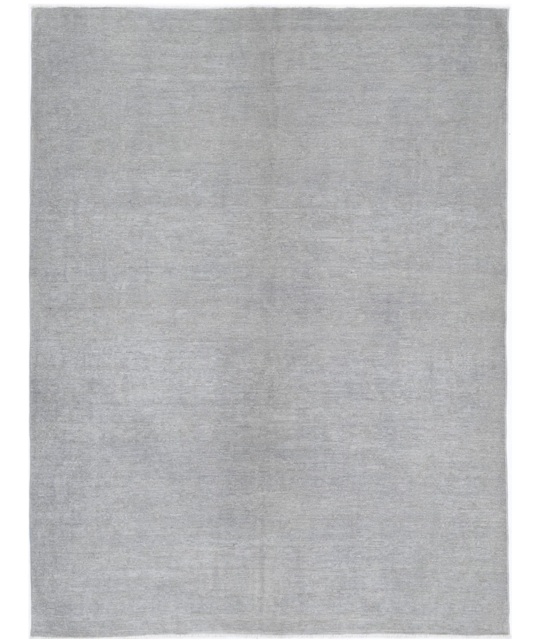 Overdye 6'3'' X 8'3'' Hand-Knotted Wool Rug 6'3'' x 8'3'' (188 X 248) / Grey / Grey