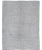 Overdye 6'3'' X 8'3'' Hand-Knotted Wool Rug 6'3'' x 8'3'' (188 X 248) / Grey / Grey