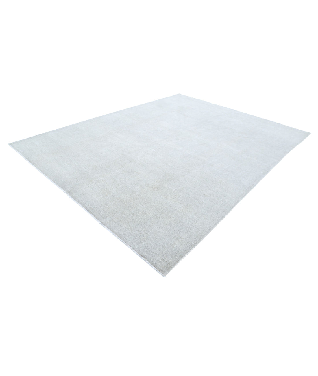 Overdye 8'8'' X 11'9'' Hand-Knotted Wool Rug 8'8'' x 11'9'' (260 X 353) / Grey / N/A