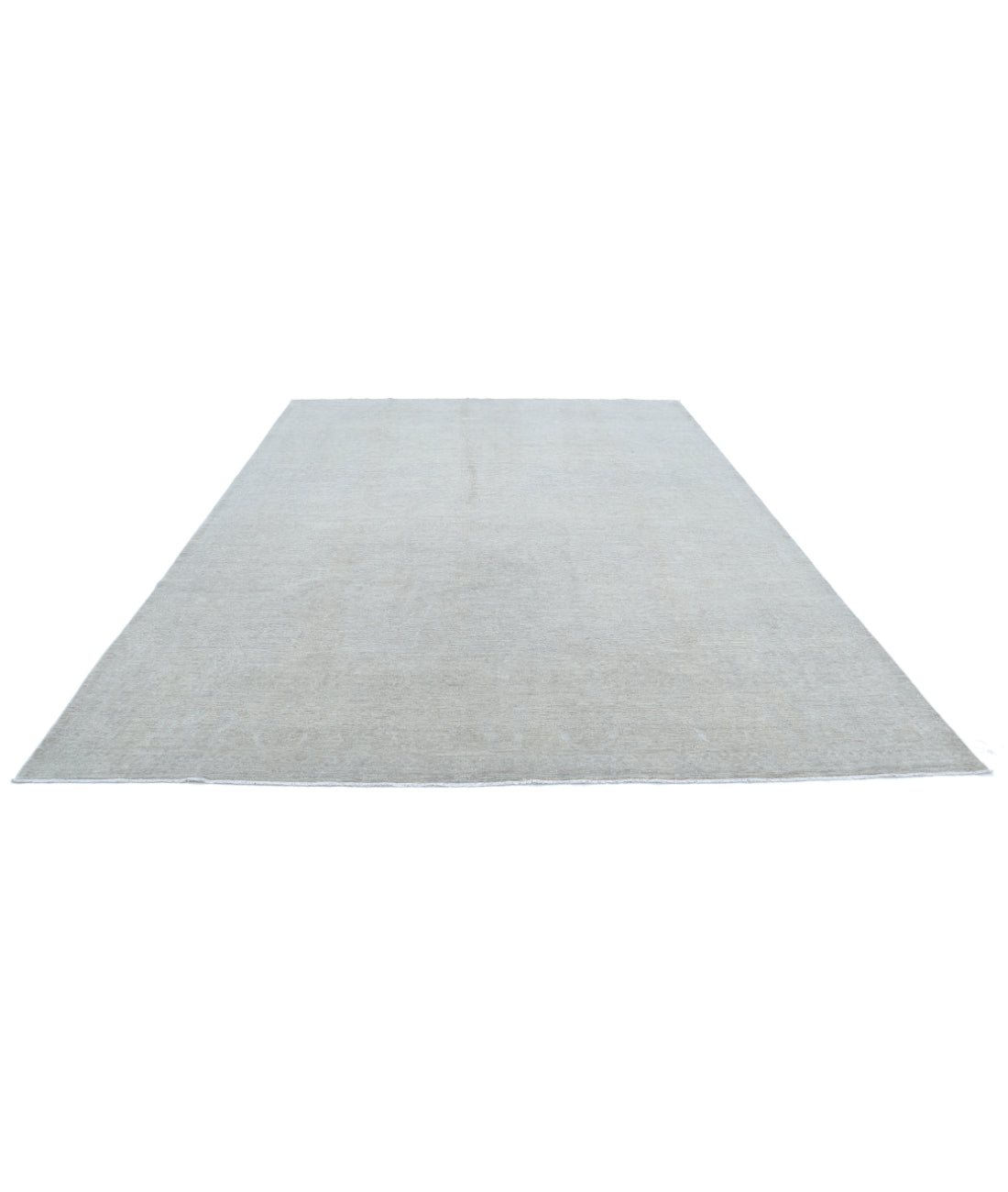 Overdye 8'8'' X 11'9'' Hand-Knotted Wool Rug 8'8'' x 11'9'' (260 X 353) / Grey / N/A