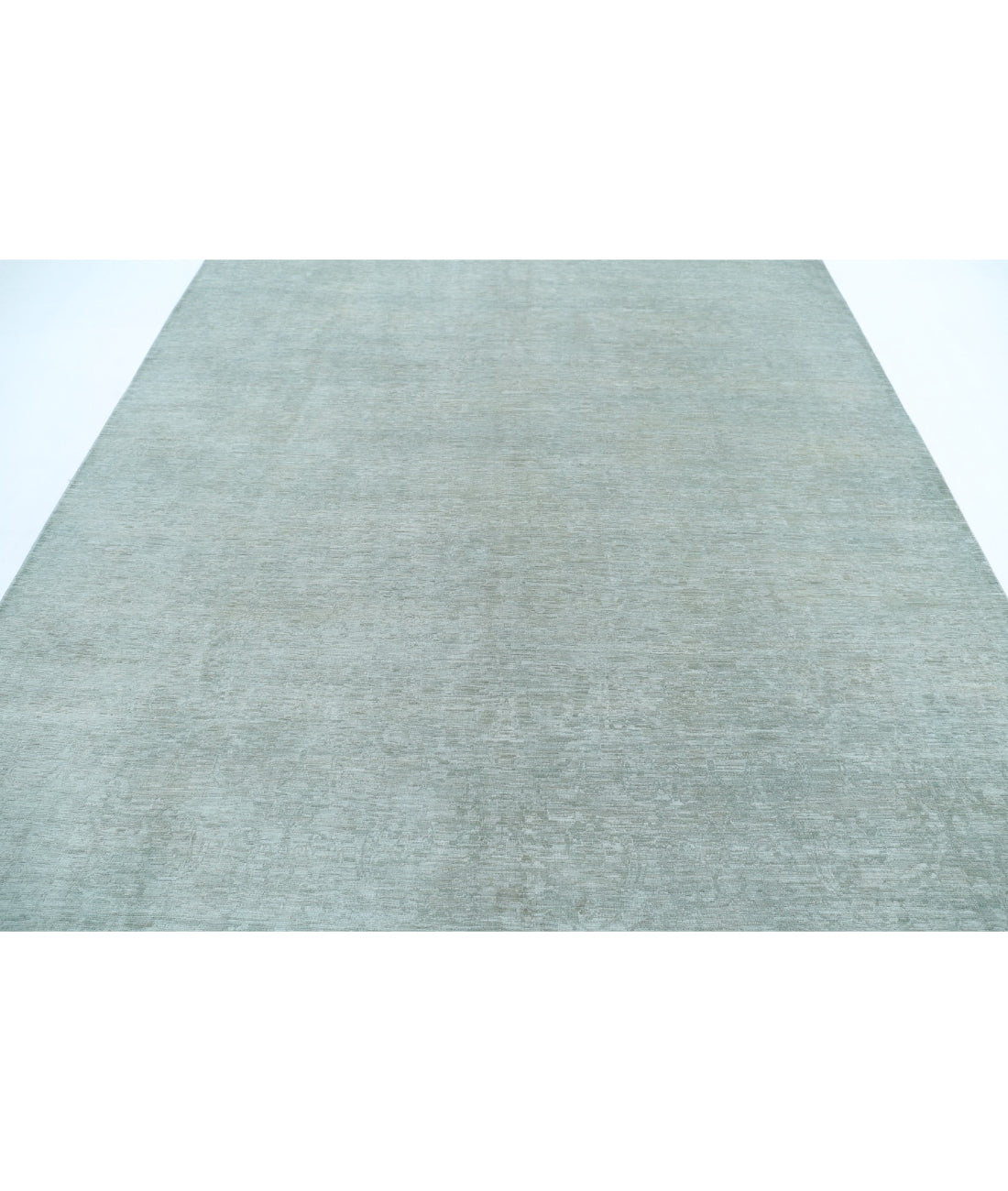 Overdye 7'11'' X 10'1'' Hand-Knotted Wool Rug 7'11'' x 10'1'' (238 X 303) / Green / N/A