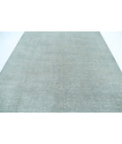 Overdye 7'11'' X 10'1'' Hand-Knotted Wool Rug 7'11'' x 10'1'' (238 X 303) / Green / N/A