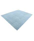 Overdye 7'11'' X 9'11'' Hand-Knotted Wool Rug 7'11'' x 9'11'' (238 X 298) / Blue / Blue