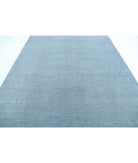 Overdye 7'11'' X 9'11'' Hand-Knotted Wool Rug 7'11'' x 9'11'' (238 X 298) / Blue / Blue