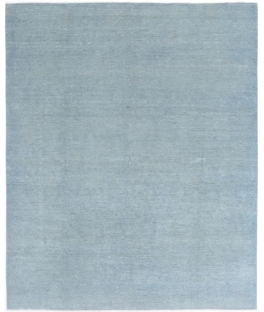 Overdye 7'11'' X 9'11'' Hand-Knotted Wool Rug 7'11'' x 9'11'' (238 X 298) / Blue / Blue