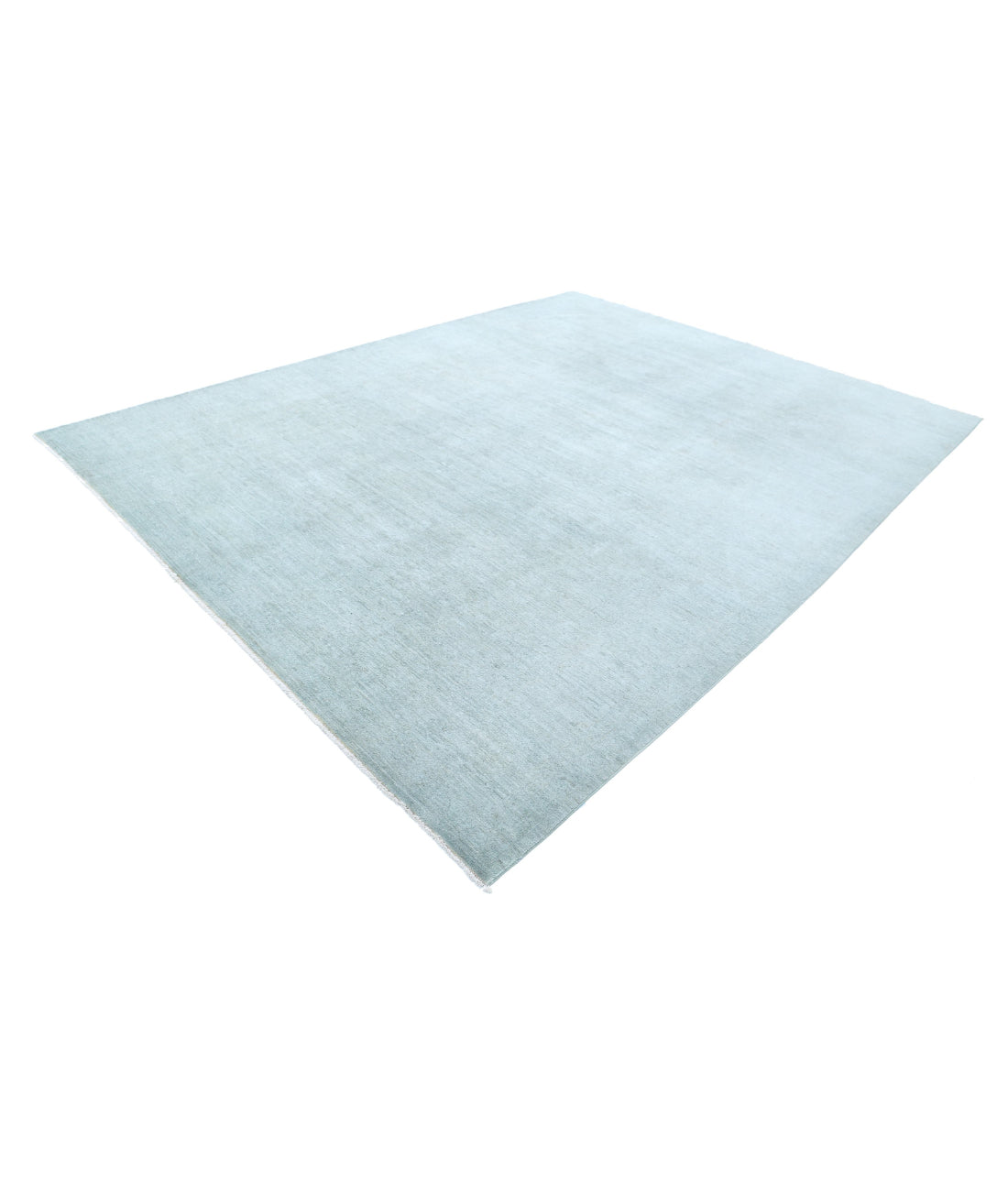 Overdye 9'1'' X 11'10'' Hand-Knotted Wool Rug 9'1'' x 11'10'' (273 X 355) / Grey / N/A