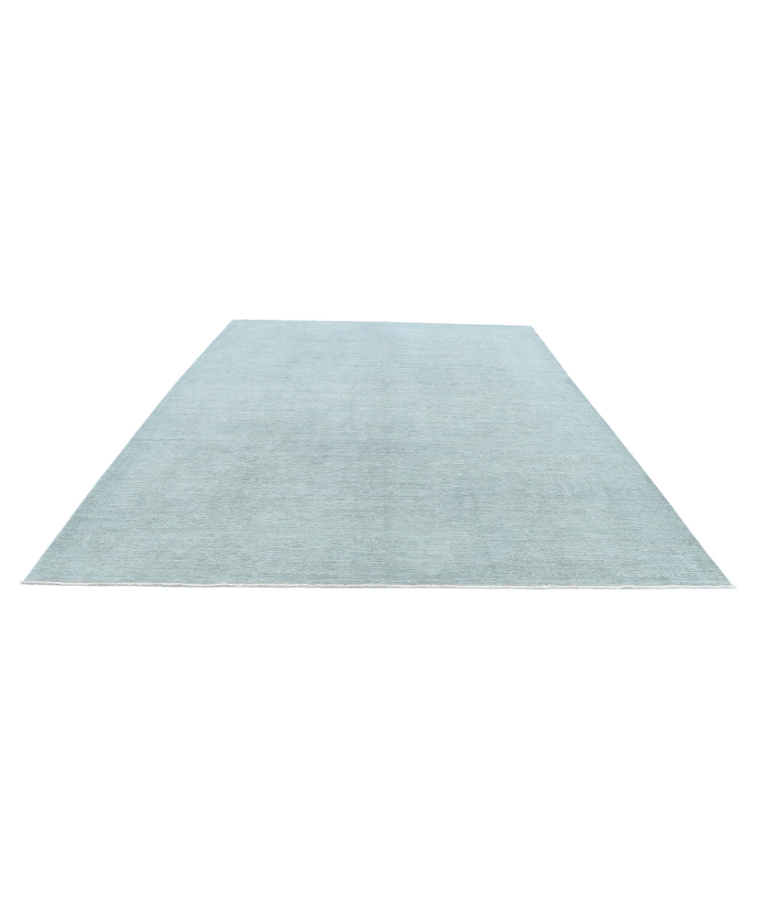 Overdye 9'1'' X 11'10'' Hand-Knotted Wool Rug 9'1'' x 11'10'' (273 X 355) / Grey / N/A