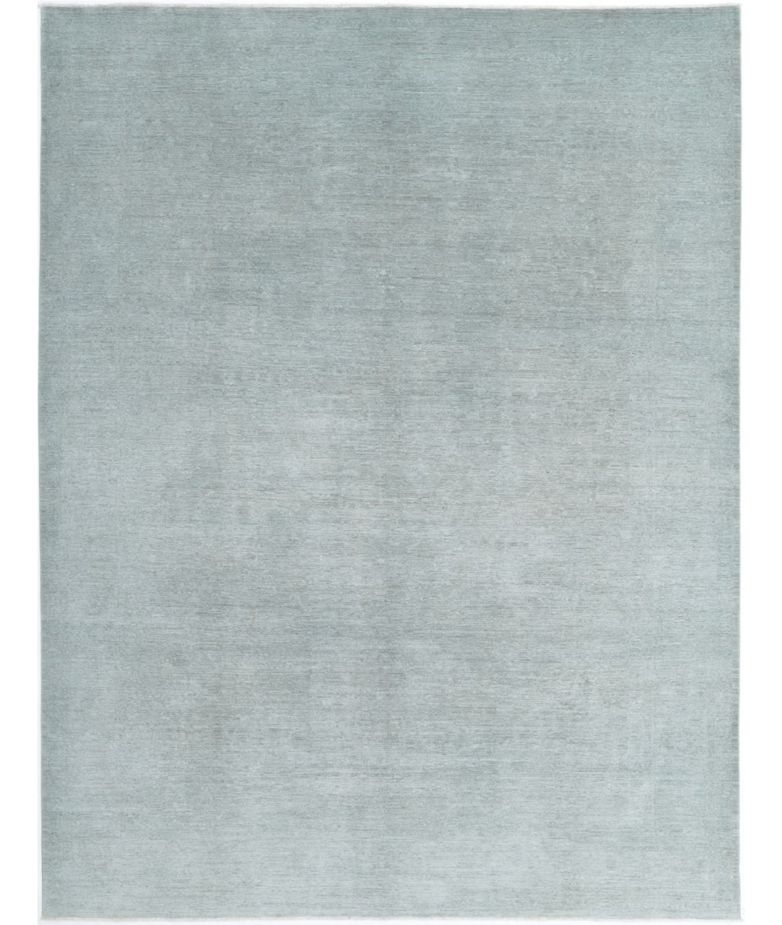 Overdye 9'1'' X 11'10'' Hand-Knotted Wool Rug 9'1'' x 11'10'' (273 X 355) / Grey / N/A