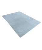 Overdye 6'1'' X 7'11'' Hand-Knotted Wool Rug 6'1'' x 7'11'' (183 X 238) / Grey / N/A