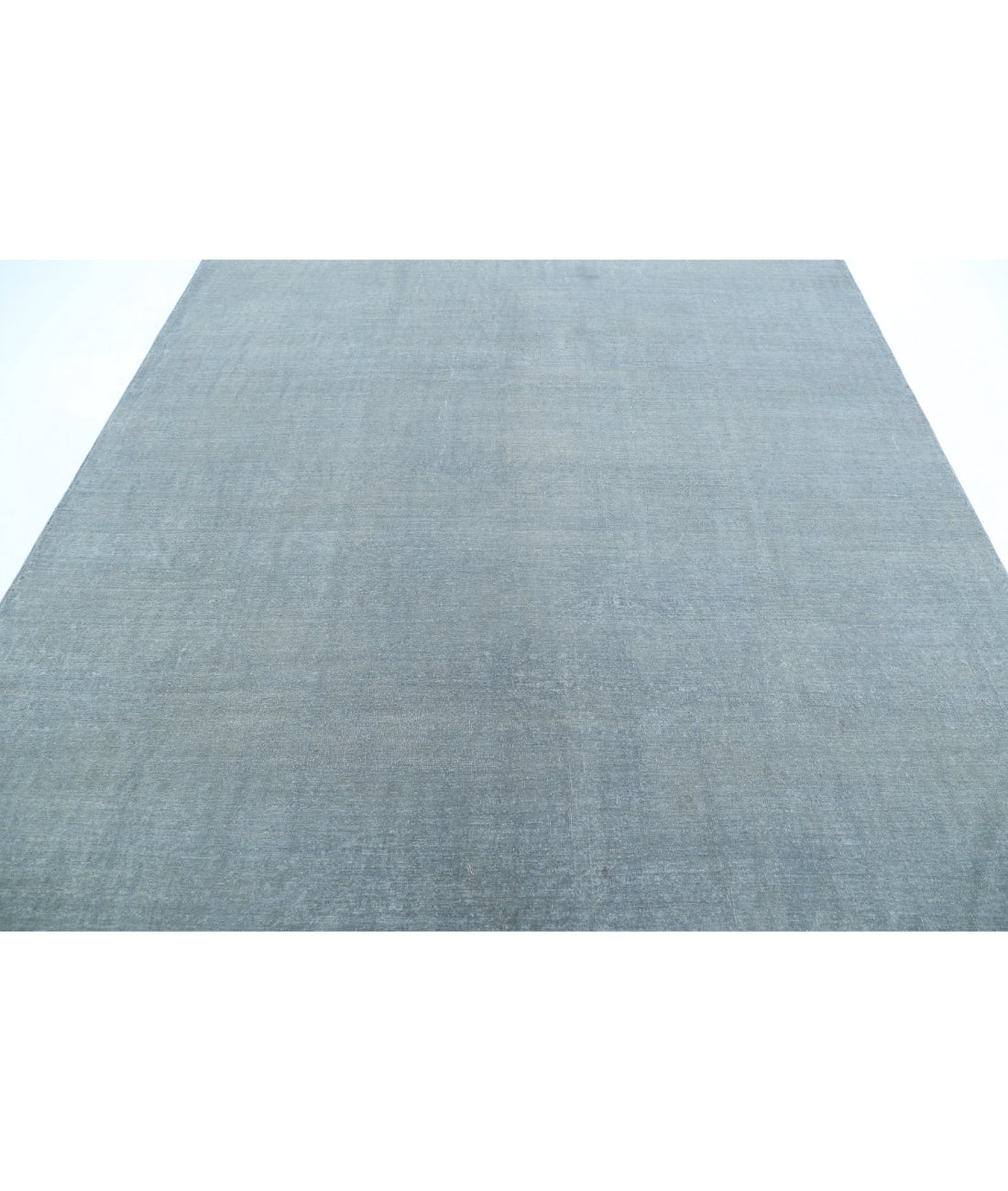 Overdye 7'11'' X 9'2'' Hand-Knotted Wool Rug 7'11'' x 9'2'' (238 X 275) / Grey / Grey