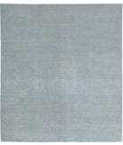 Overdye 7'11'' X 9'2'' Hand-Knotted Wool Rug 7'11'' x 9'2'' (238 X 275) / Grey / Grey