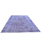 Overdye 7'9'' X 11'2'' Hand-Knotted Wool Rug 7'9'' x 11'2'' (233 X 335) / Purple / Purple