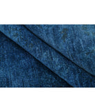 Overdye 5'9'' X 11'9'' Hand-Knotted Wool Rug 5'9'' x 11'9'' (173 X 353) / Blue / Blue