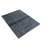 Revival 3'6'' X 4'7'' Hand-Knotted Wool Rug 3'6'' x 4'7'' (105 X 138) / Green / Blue