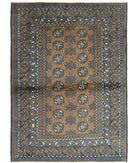 Revival 3'5'' X 4'9'' Hand-Knotted Wool Rug 3'5'' x 4'9'' (103 X 143) / Taupe / N/A