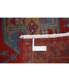 Revival 3'4'' X 4'9'' Hand-Knotted Wool Rug 3'4'' x 4'9'' (100 X 143) / Red / Blue