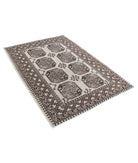 Revival 4'4'' X 6'1'' Hand-Knotted Wool Rug 4'4'' x 6'1'' (130 X 183) / Ivory / Brown