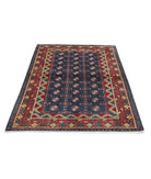 Revival 4'1'' X 5'10'' Hand-Knotted Wool Rug 4'1'' x 5'10'' (123 X 175) / Grey / Red