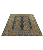 Revival 5'1'' X 6'2'' Hand-Knotted Wool Rug 5'1'' x 6'2'' (153 X 185) / Blue / Green