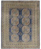 Revival 5'1'' X 6'2'' Hand-Knotted Wool Rug 5'1'' x 6'2'' (153 X 185) / Blue / Green