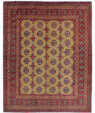 Revival 5'0'' X 6'3'' Hand-Knotted Wool Rug 5'0'' x 6'3'' (150 X 188) / Gold / Red