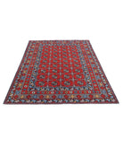 Revival 5'0'' X 6'7'' Hand-Knotted Wool Rug 5'0'' x 6'7'' (150 X 198) / Red / Grey