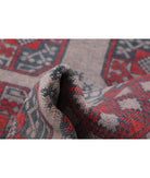 Revival 4'10'' X 6'1'' Hand-Knotted Wool Rug 4'10'' x 6'1'' (145 X 183) / Grey / Red