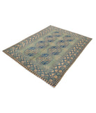 Revival 5'0'' X 6'6'' Hand-Knotted Wool Rug 5'0'' x 6'6'' (150 X 195) / Green / Gold