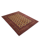 Revival 5'0'' X 6'5'' Hand-Knotted Wool Rug 5'0'' x 6'5'' (150 X 193) / Red / Gold