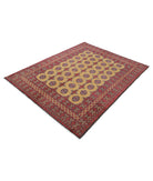 Revival 5'0'' X 6'5'' Hand-Knotted Wool Rug 5'0'' x 6'5'' (150 X 193) / Red / Gold