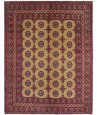 Revival 5'0'' X 6'5'' Hand-Knotted Wool Rug 5'0'' x 6'5'' (150 X 193) / Red / Gold