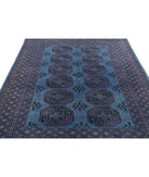 Revival 5'8'' X 8'2'' Hand-Knotted Wool Rug 5'8'' x 8'2'' (170 X 245) / Blue / Purple