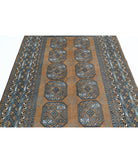 Revival 5'7'' X 7'6'' Hand-Knotted Wool Rug 5'7'' x 7'6'' (168 X 225) / Brown / Blue