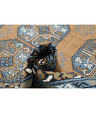 Revival 5'7'' X 7'6'' Hand-Knotted Wool Rug 5'7'' x 7'6'' (168 X 225) / Brown / Blue