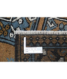 Revival 5'7'' X 7'6'' Hand-Knotted Wool Rug 5'7'' x 7'6'' (168 X 225) / Brown / Blue