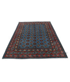 Revival 5'7'' X 7'8'' Hand-Knotted Wool Rug 5'7'' x 7'8'' (168 X 230) / Blue / Red