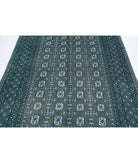 Revival 5'7'' X 7'6'' Hand-Knotted Wool Rug 5'7'' x 7'6'' (168 X 225) / Grey / Green