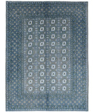 Revival 5'7'' X 7'6'' Hand-Knotted Wool Rug 5'7'' x 7'6'' (168 X 225) / Grey / Green